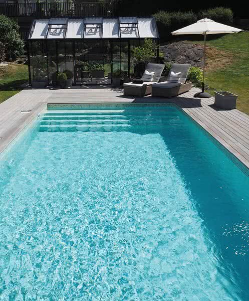 Miljöbild pool från kund